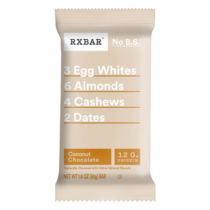 Coconut Chocolate Protein Bar, 1.83 oz (52 g) Bars | 12 per Box | RXBAR