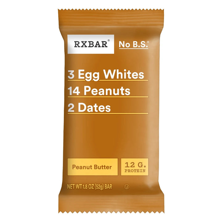 Peanut Butter Protein Bars, 12g Protein, 12-Count Box | RXBAR