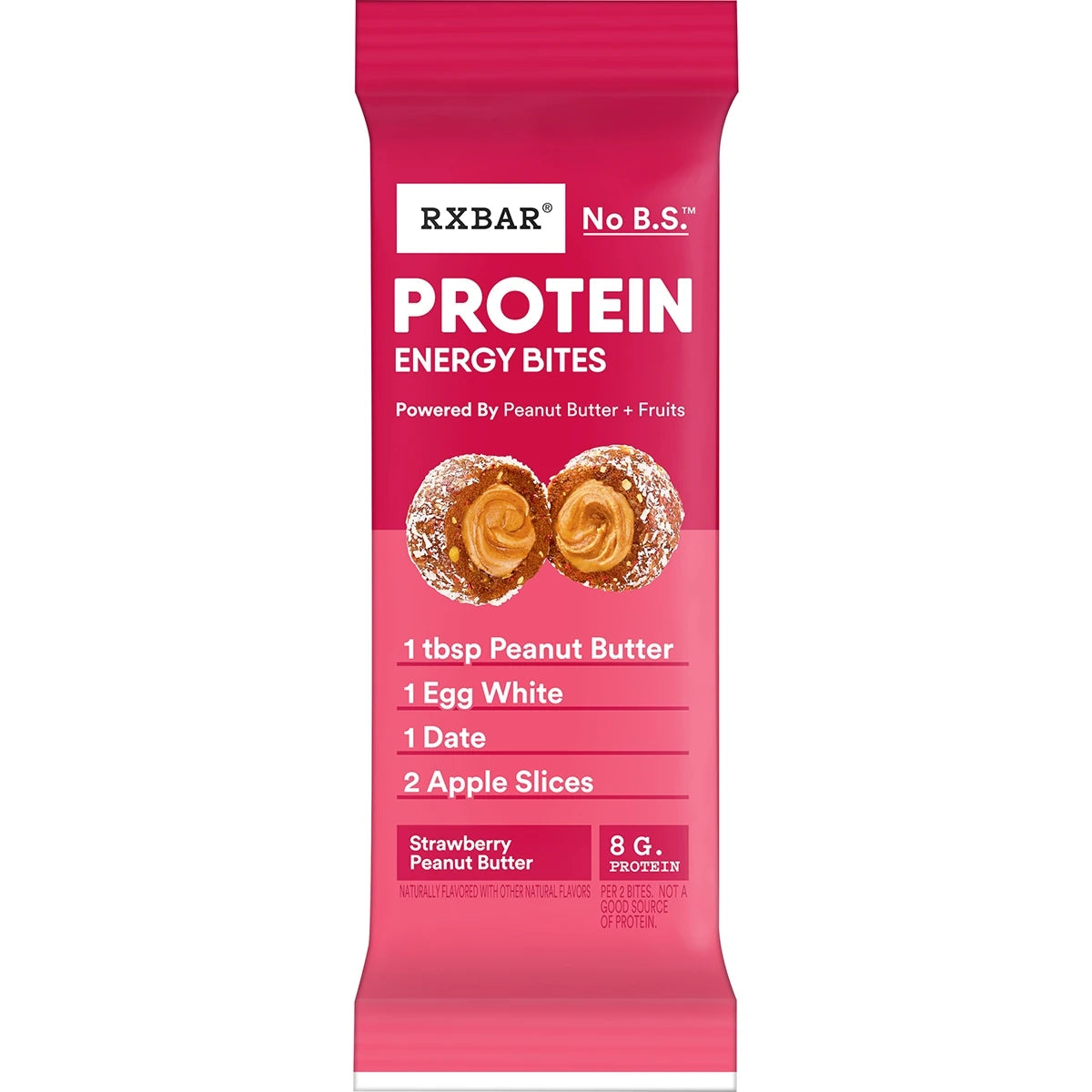 RXBAR Protein Energy Bites Strawberry Peanut Butter, 10g Protein per Bar | RXBAR